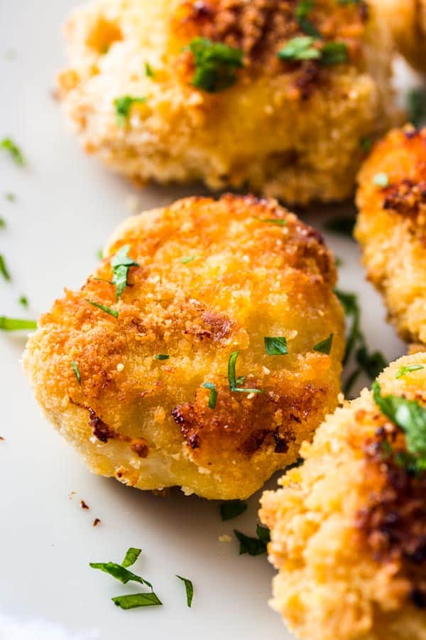 close up photo of homemade chicken nuggets