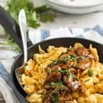 Get ready for Oktoberfest with this comfort food recipe from Germany called Jägerspätzle! The fall dish of small dumplings with a delicious and mushroom sauce - a German classic!