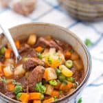 This Simple Beef Stew is a delicious and hearty comfort dinner perfect for the colder months! Very little hands-on time!