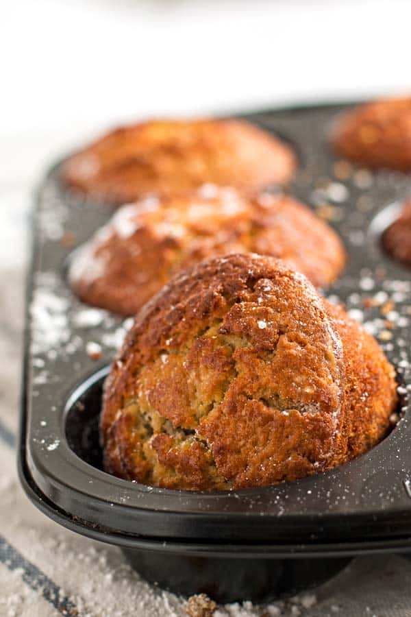 apple muffins in a muffin pan