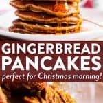 Gingerbread Pancakes Pin 1