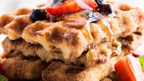 Cinnamon Sugar French Toast Waffles