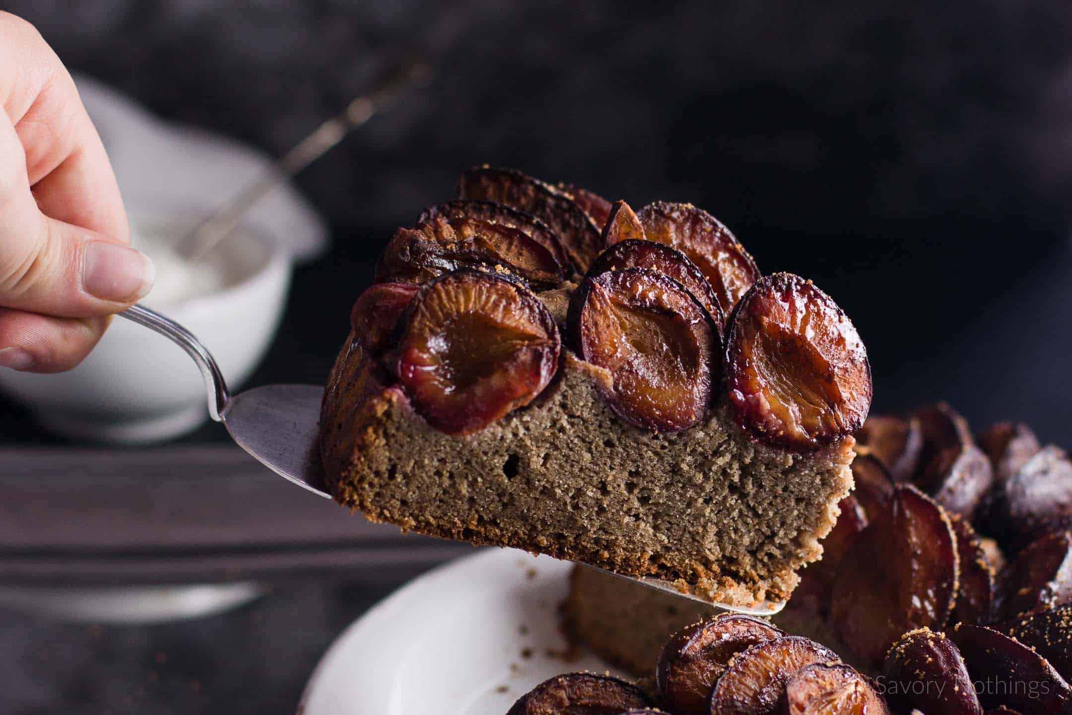Spiced Plum Cake With Buckwheat And Honey Spiced Plum Cake With Buckwheat And Honey