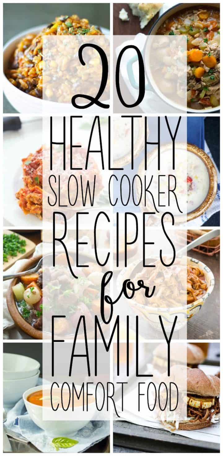 Healthy Slow Cooker Recipes - The Best Easy Comfort Food Dinner Ideas