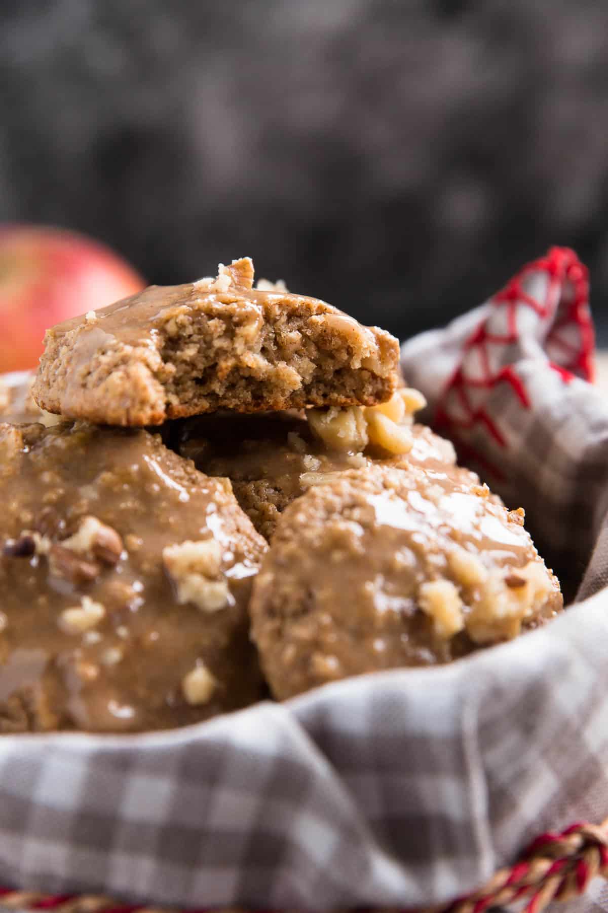 Apple Oatmeal Cookies Healthy Flourless Recipe without Butter