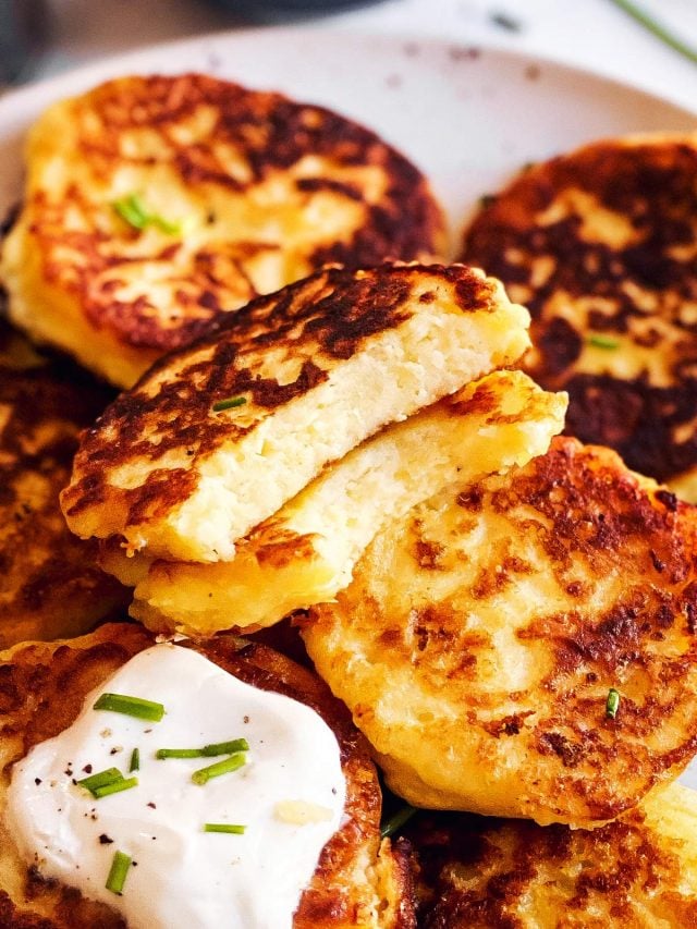 Mashed Potato Pancakes - Recipe for Holiday Leftovers