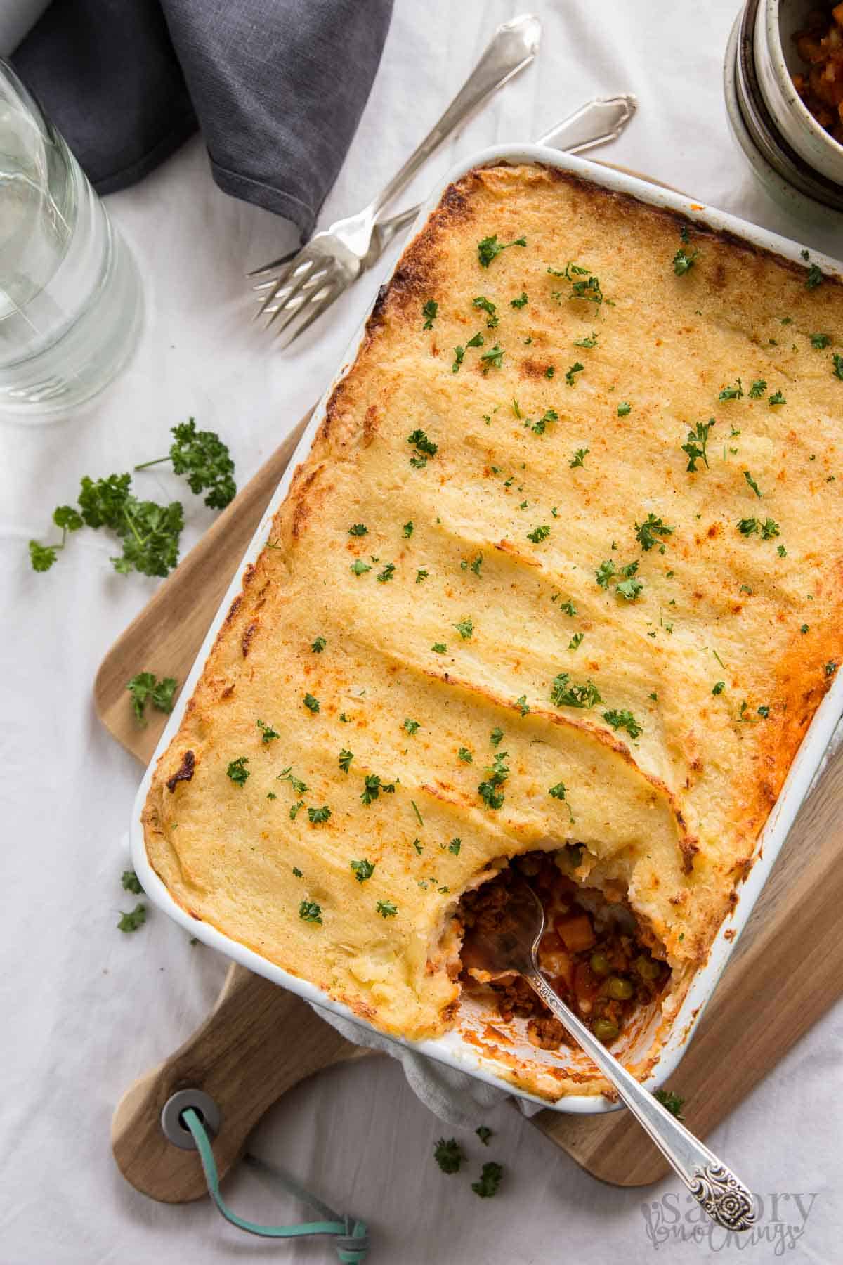 Easy Cottage Pie Filled With Healthy Vegetables Savory Nothings