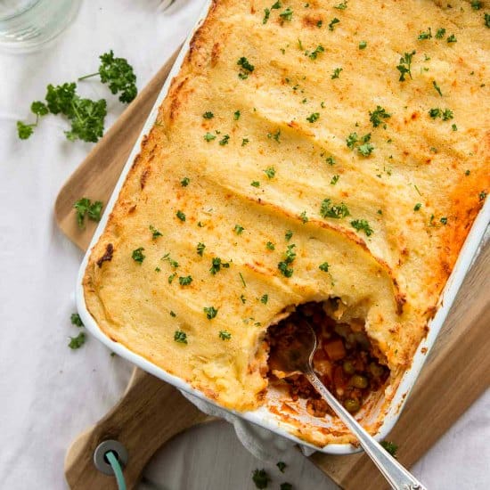Easy Cottage Pie - Filled with Healthy Vegetables | Savory Nothings