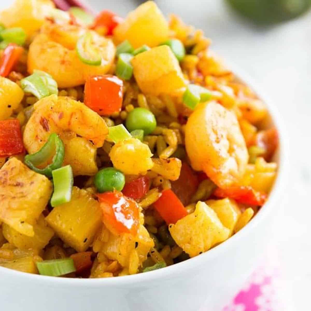 Thai Shrimp Curry with Pineapple - Savory Nothings
