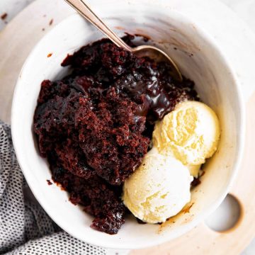 slow cooker chocolate pudding cake image 7