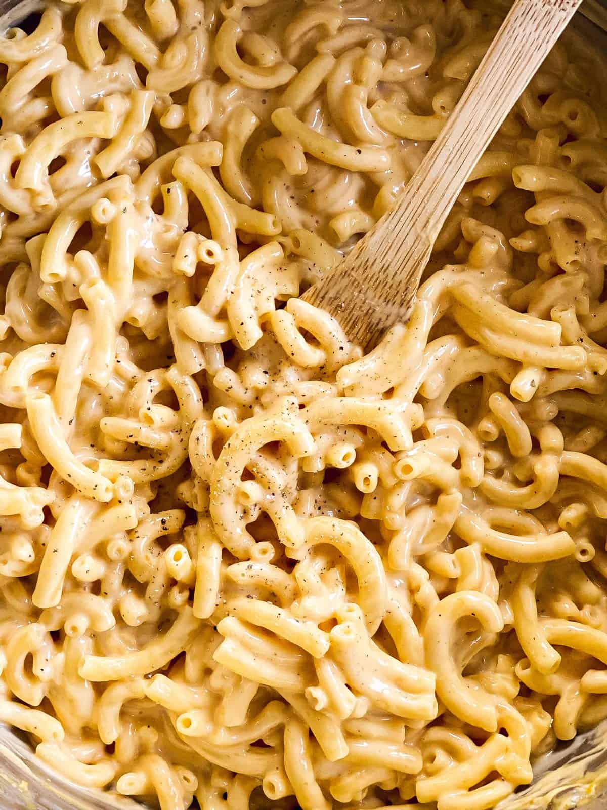 close up photo of Mac and cheese