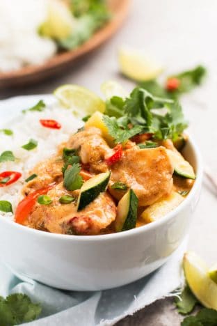 Thai Shrimp Curry with Pineapple - Savory Nothings