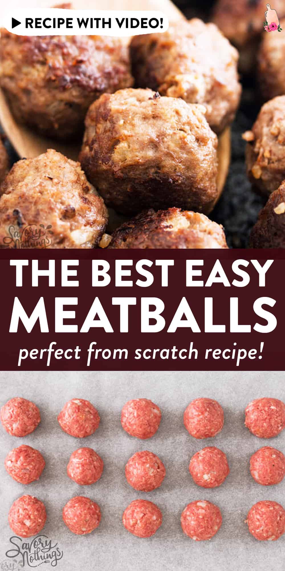 How To Make Homemade Meatballs Savory Nothings