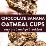 photo collage of oatmeal cups