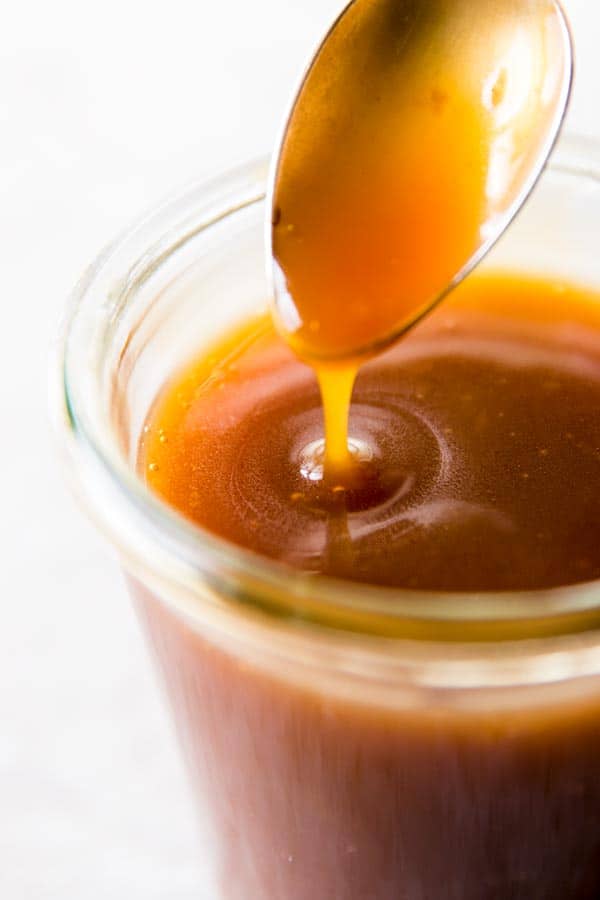 Teriyaki sauce in a jar