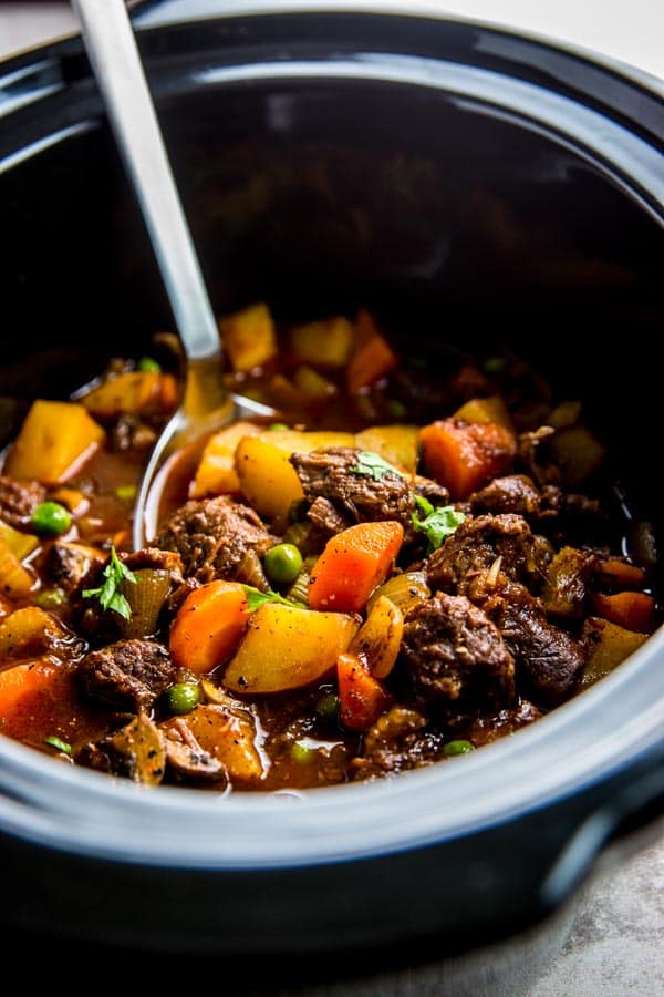 Crock Pot Beef Stew Recipe | Savory Nothings