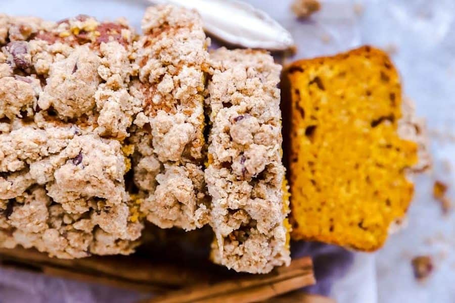 Cinnamon Pecan Streusel Pumpkin Bread-image