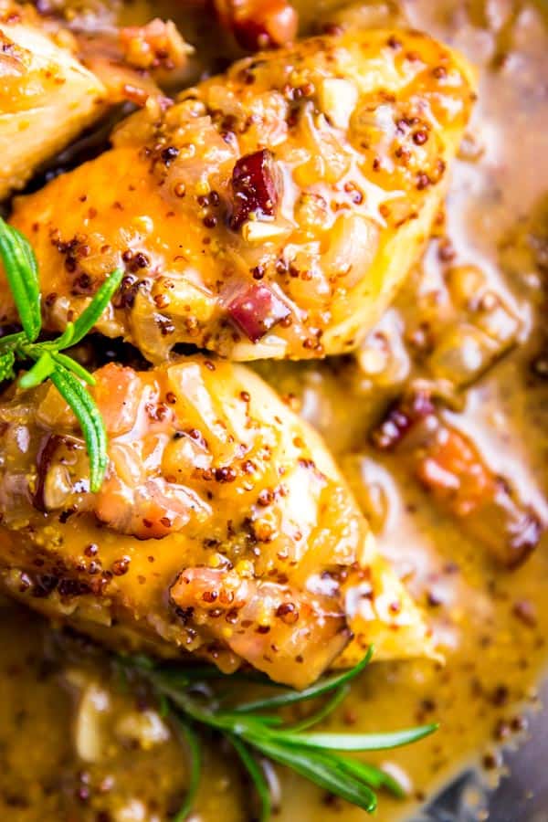 Honey Mustard Chicken with Bacon Savory Nothings