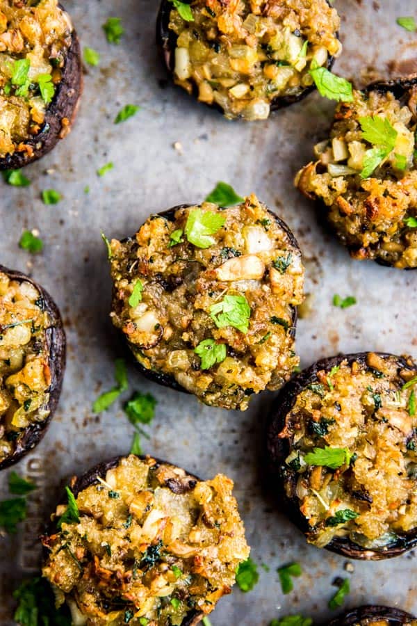 Garlic Stuffed Mushrooms