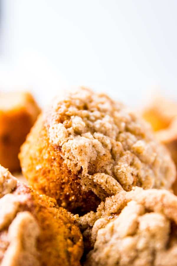 Banana Crumb Muffin Close Up