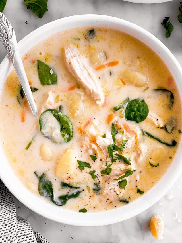 Copycat Instant Pot Chicken Gnocchi Soup