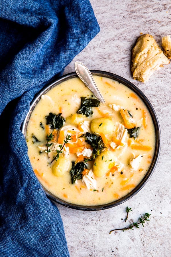 Instant Pot Chicken Gnocchi Soup is an easy weeknight dinner that's on the table in just 30 minutes.