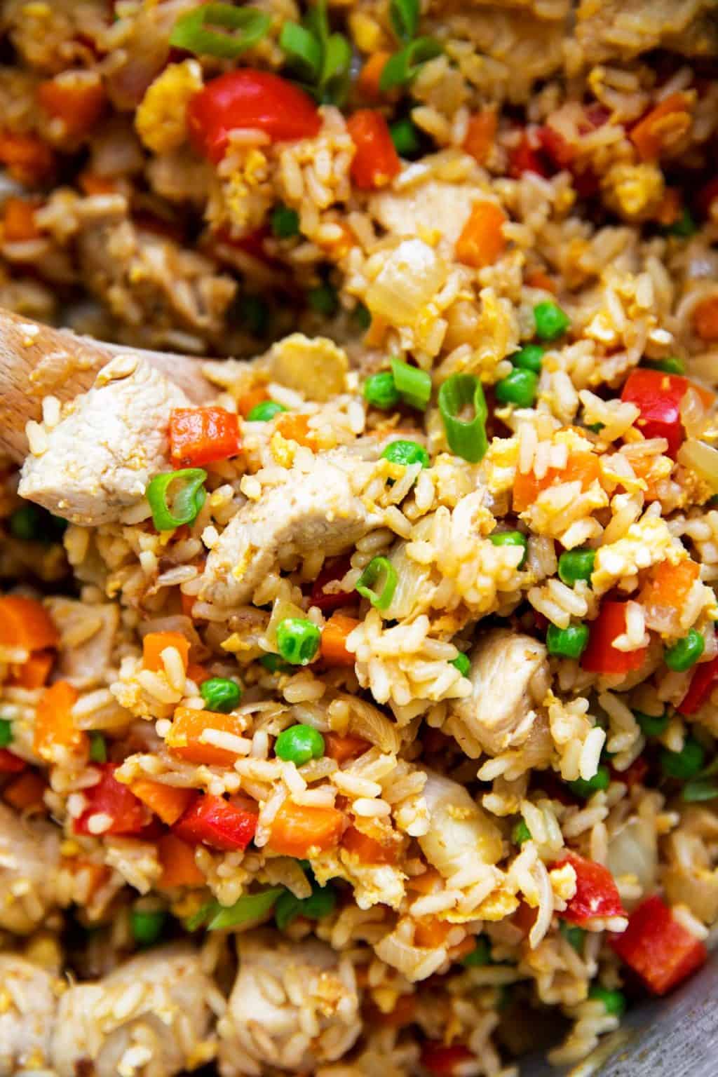 Easy Chicken Fried Rice Recipe Savory Nothings