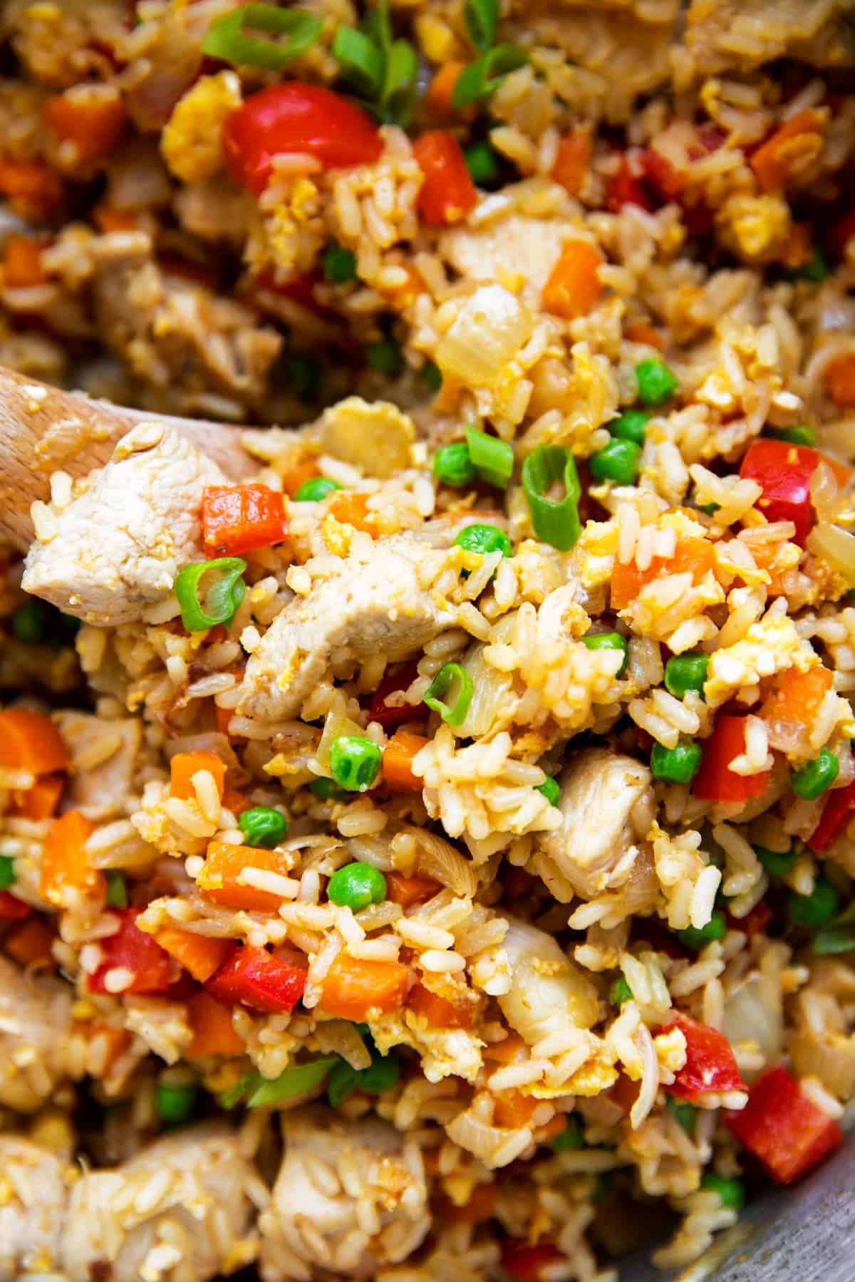 fried rice close up