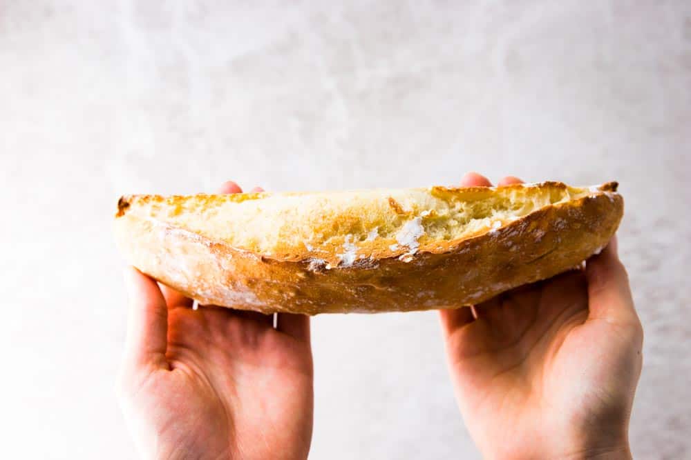 No Knead Homemade French Bread-image
