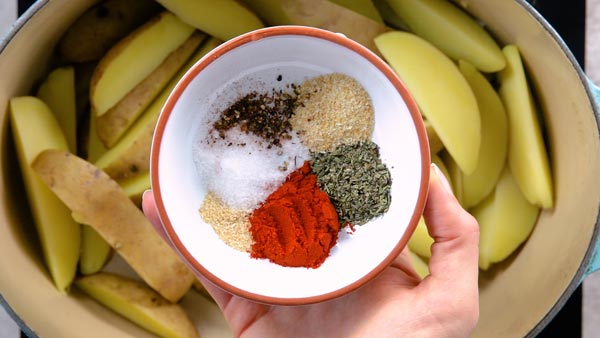 Spices for baked potato wedges