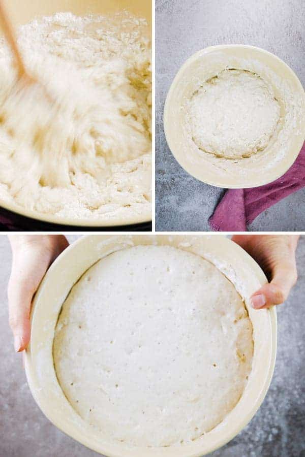 Step By Step Photos for How To Make No Knead Homemade French Bread