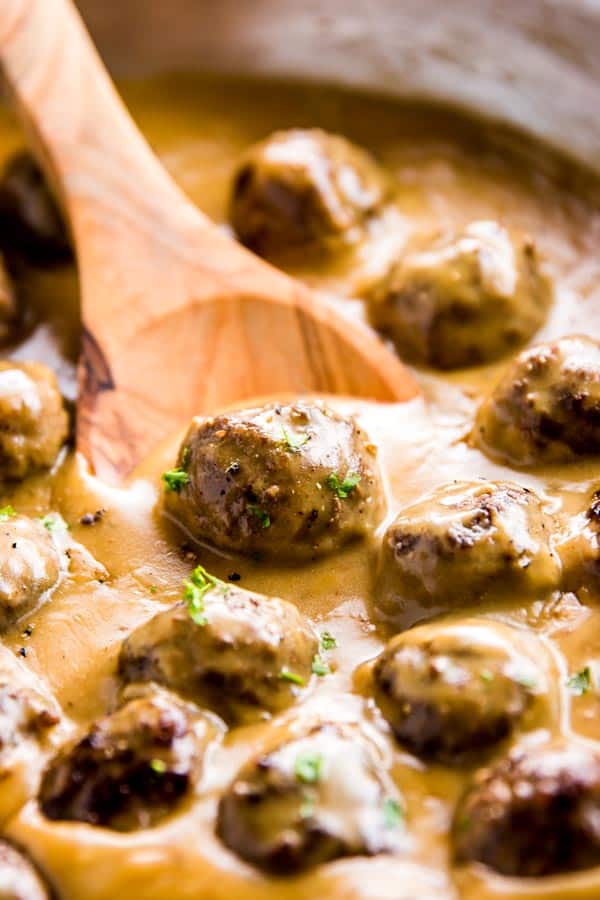 Easy Swedish Meatballs Recipe | Savory Nothings