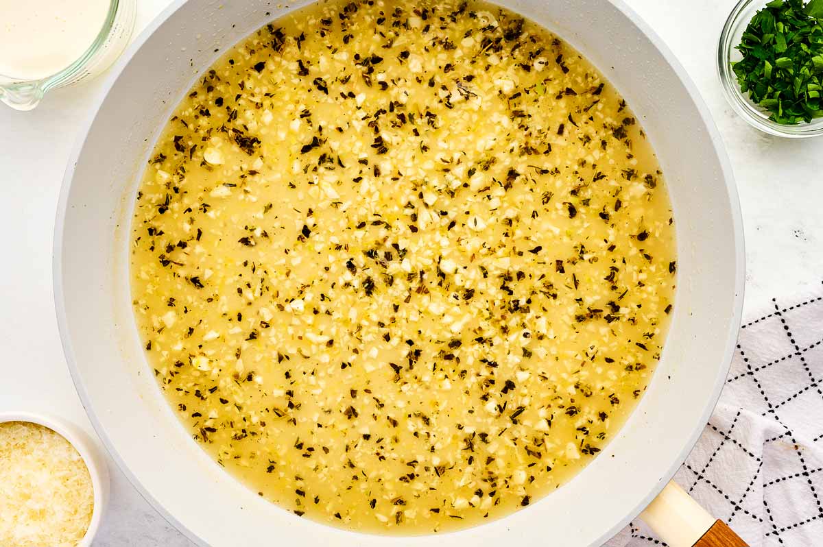 Making space for shrimp.