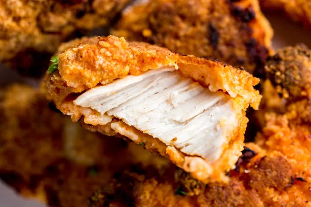 Horizontal image for buttermilk oven fried chicken.