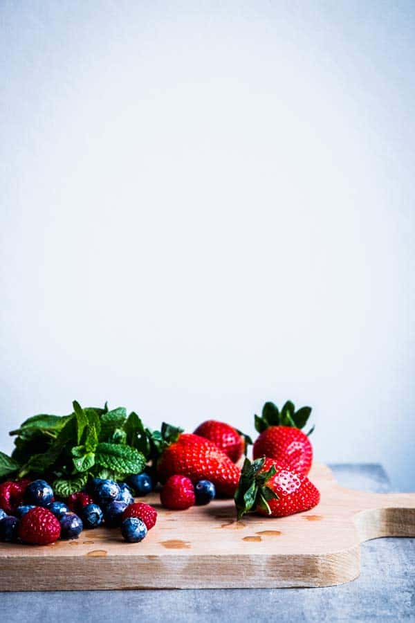 Berries fro fruit salad.