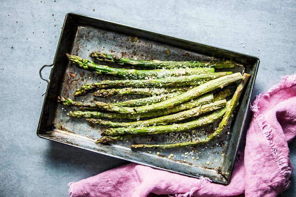 Garlic Parmesan Roasted Asparagus-image