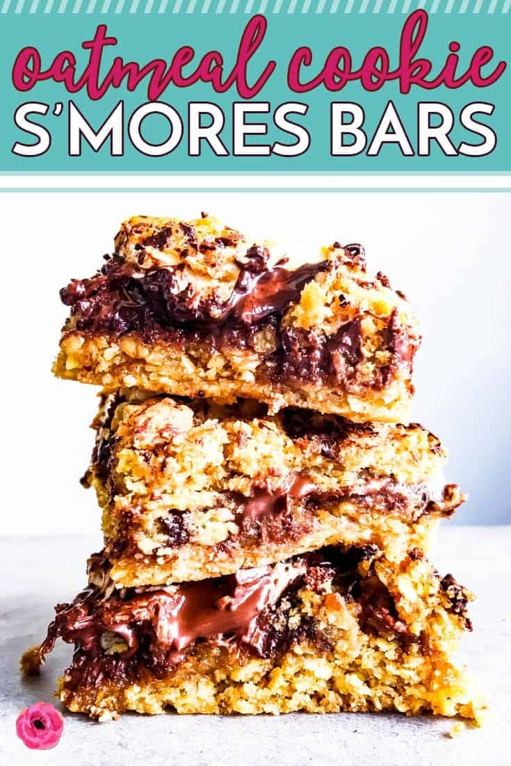 Oatmeal Cookie S'Mores Bars Image Pinterest