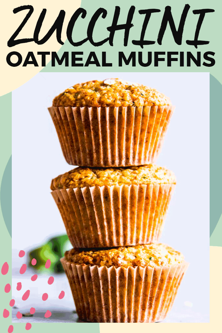 Zucchini Oatmeal Muffins Image Pin 4