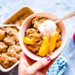 Fresh Peach Cobbler Image TK