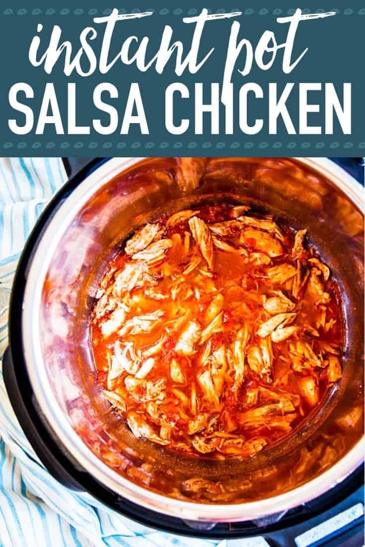 Instant Pot Salsa Chicken Image Pinterest 2