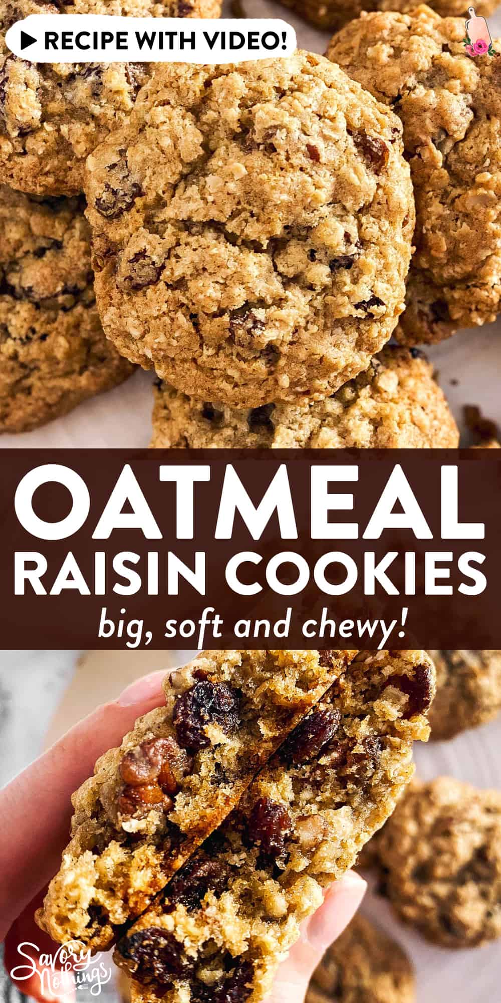 Oatmeal Raisin Cookies Recipe - Savory Nothings