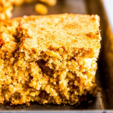 Honey Butter Cornbread Recipe Image TK