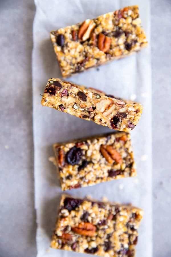 healthy homemade granola bars