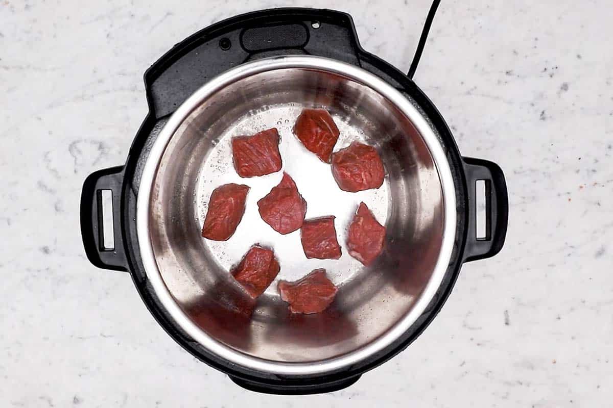 beef stew meat in instant pot