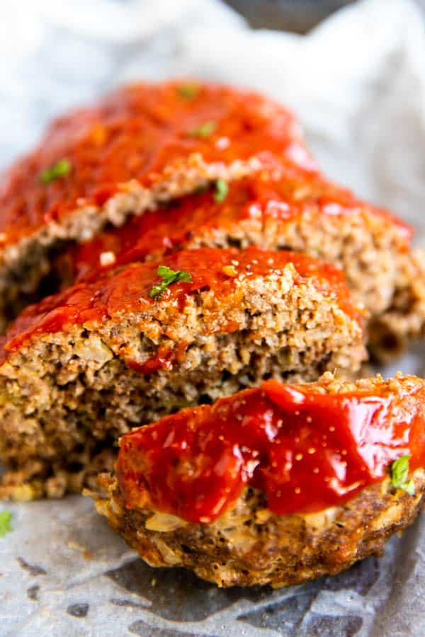 close up photo of instant pot meatloaf