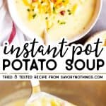 Instant Pot Potato Soup Pin
