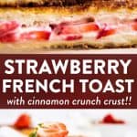 Strawberry French Toast Image Pin