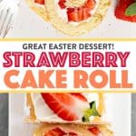 Strawberry Cake Roll Pin