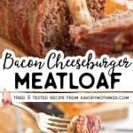 Bacon Cheeseburger Meatloaf Image Pin