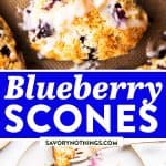 Blueberry Scones Image Pin
